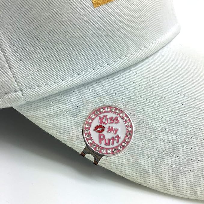 FINGER TEN Golf Ball Marker with Hat Clip Markers Assorted Patterns Value Gift Set Mark Golf Divot Tool Accessories for Men Women Kids