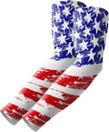Flag Arm Sleeves, Cooling Sun Protection Compression for Men/Women