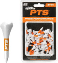 PrideSports PTS Plastic Golf Tees | 30 Count, 1-1/2 Inch | #1 Plastic Tee on Tour | Best for Irons, Hybrids, and Woods