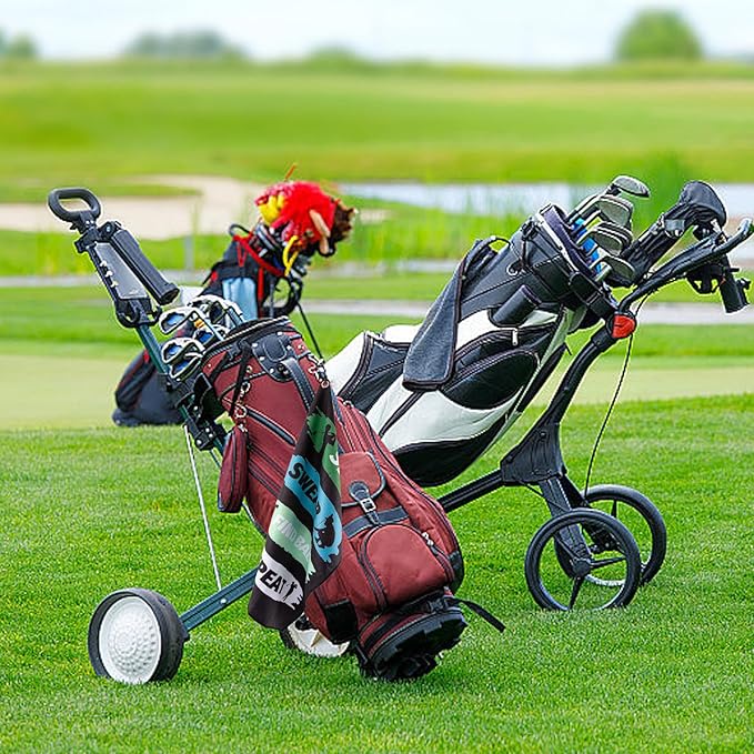 Golf Towel,Printed Golf Towels for Golf Bags with Clip,Golf Accessories Funny Golf Gifts for Men Golfers,Husband Boyfriend Dad,Birthday Gifts for Golf Fan-I Use This Towel to Wash My Balls (Golf#3)