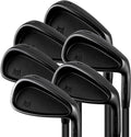 PGM Golf Clubs Irons Set (5, 6, 7, 8, 9, PW,) with Graphite Shafts for Right-Handed Golfers, CNC-Milled deep Grooves and alow Center of Gravity