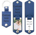 Custom Keychains with Picture Personalized Photo Logo Text Customized Key Chain for Boyfriend Dad Men Women Gifts