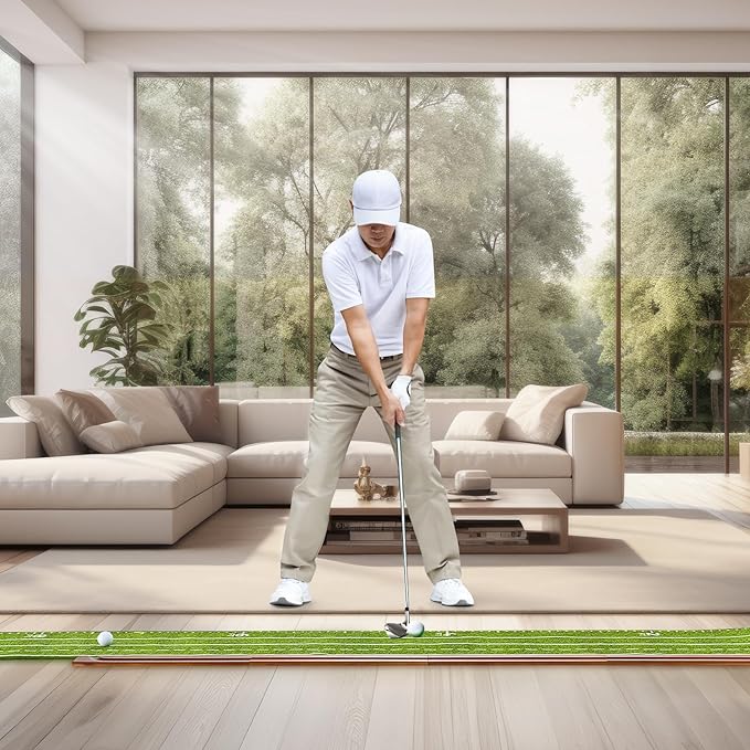 VEVOR Golf Putting Mat, Putting Green Indoor, Putting Matt for Indoors, Sports Spin n Putt Golf Game, Perfect Practice Putting Mat, Golf Putting Mats Practice Auto-Ball Return