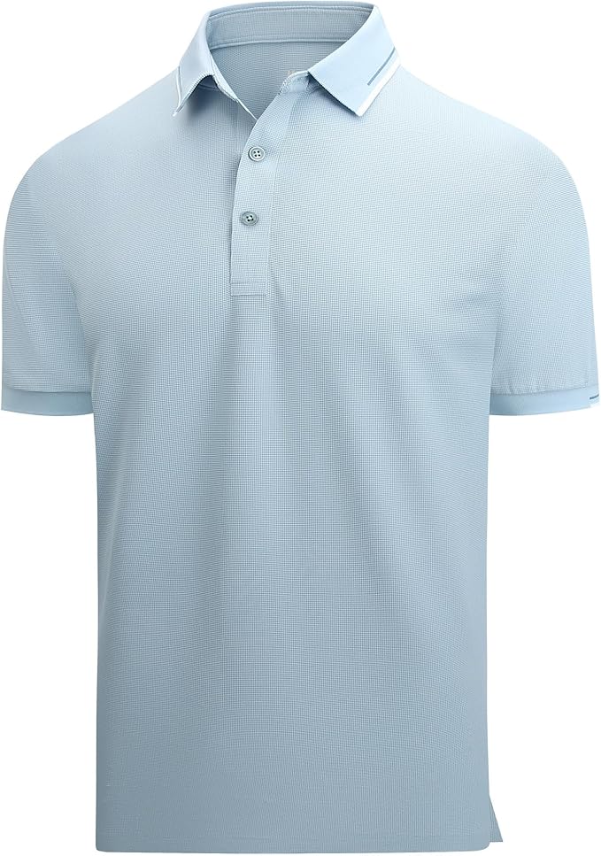 Alex Vando Mens Golf Shirt Moisture Wicking Performance & Polished Style Polo Shirts for Men