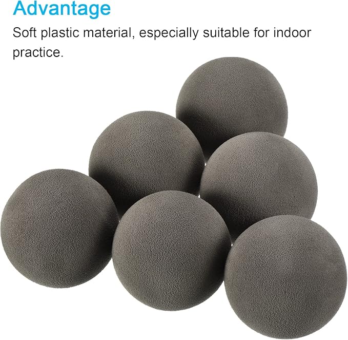 PATIKIL Golf Foam Balls, Pack Sponge Exercise Flight Swing Practice for Indoor Training