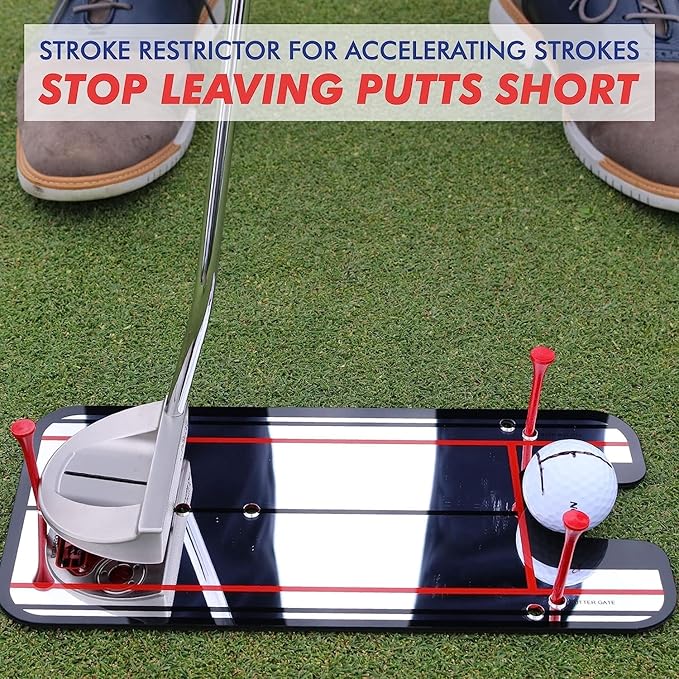 Genuine EyeLine Golf Alignment Putting Mirror - Top Training Aid on The PGA Tour - See Rapid Improvement - Helps Beginner, Junior, and Scratch Golfers