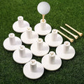 Rubber Golf Holder Set for Driving Range, Rubber Tees Practice for Golf Hitting Mats Outdoor Indoor, 1.5 Inch Holder Tees, Universal with Artificial Turf Golf Mats (10 Set)