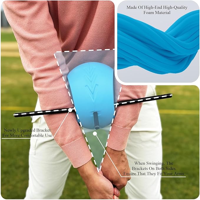 The Connector Golf Training Aid, Golf Swing Trainer for Posture Correction Practice, Golf Swing Training Aid