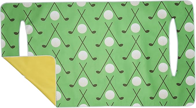 | Microfiber Golf Cart Seat Cover | Lightweight Golf Blanket | Portable | Sports | Golf Accessories | Club Car | EZGO