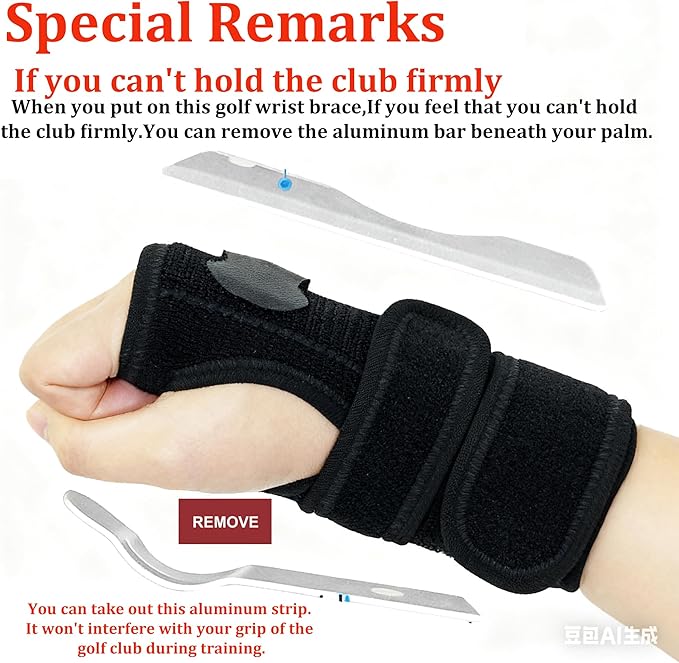 WIGERLON Golf Wrist Training Aid for Right Handed Golfer Golf Wrist Brace Wrist Hinge Trainer Golfers Trainer to Correct Wrist Angle & Develop Muscle Memory