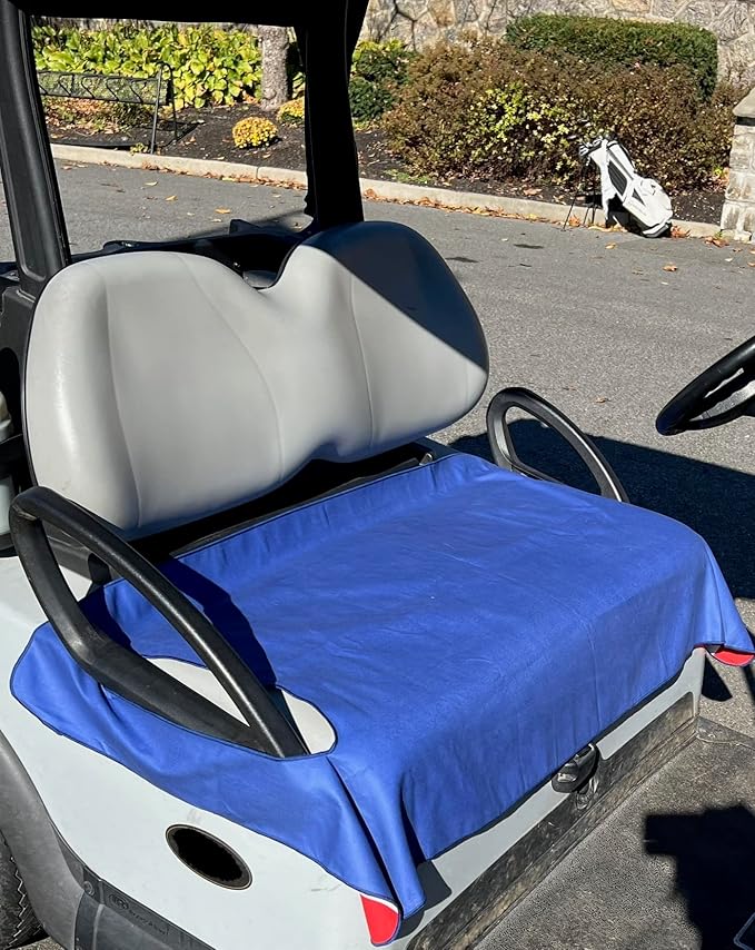 | Microfiber Golf Cart Seat Cover | Lightweight Golf Blanket | Portable | Sports | Golf Accessories | Club Car | EZGO