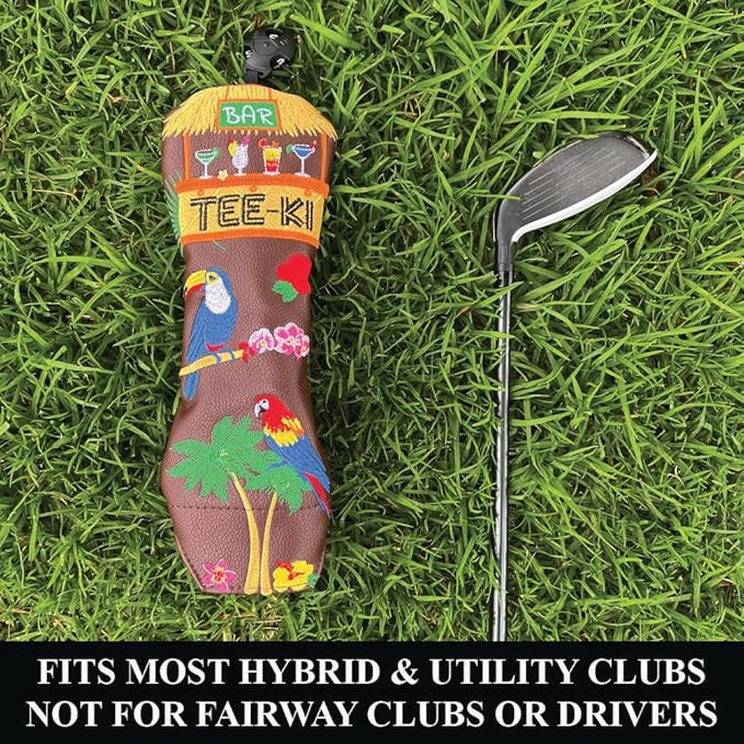 Giggle Golf Utility/Hybrid Head Cover, Colorful Club Covers for Men & Women