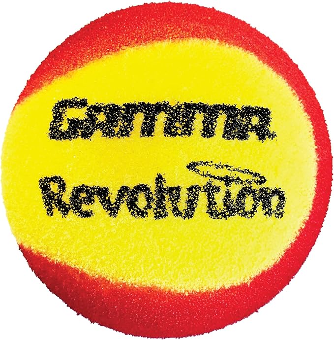 Gamma Sports Revolution Foam Ball, Reduced Speed, Oversized, Medium Bounce, Training and Practice Tennis Balls for Kids and Beginners, Pickleball Training, Youth Sports, Quiet Play