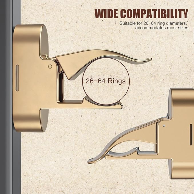 Lunira Universal Magnetic Holder for Golf Carts, Single-Handed Operation, Equipped with Powerful Magnets and Non-Slip Straps, Scratch-Resistant, Comes with a Gift Box, for Golfers