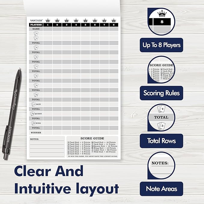 Vantasii 90 Sheets Score Pad