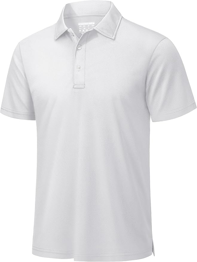 TACVASEN Mens Golf Shirt Dry Fit Mens Polo Shirts Short Sleeve Performance Golf Polos for Men with Collar Work Shirts