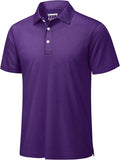 TACVASEN Mens Golf Shirt Dry Fit Mens Polo Shirts Short Sleeve Performance Golf Polos for Men with Collar Work Shirts