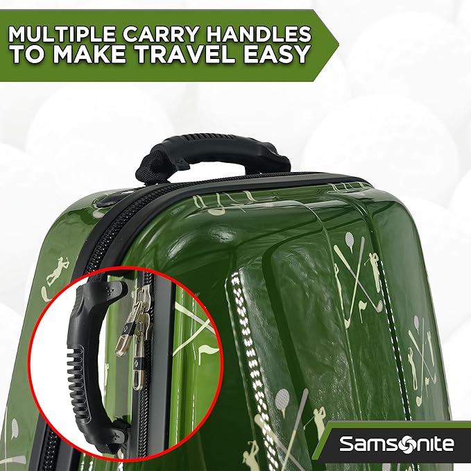 Samsonite Tour Classic Golf Hard Case Golf Travel Bag, Lightweight & Durable ABS Shell, 360 Degree Multi-Directional Wheels