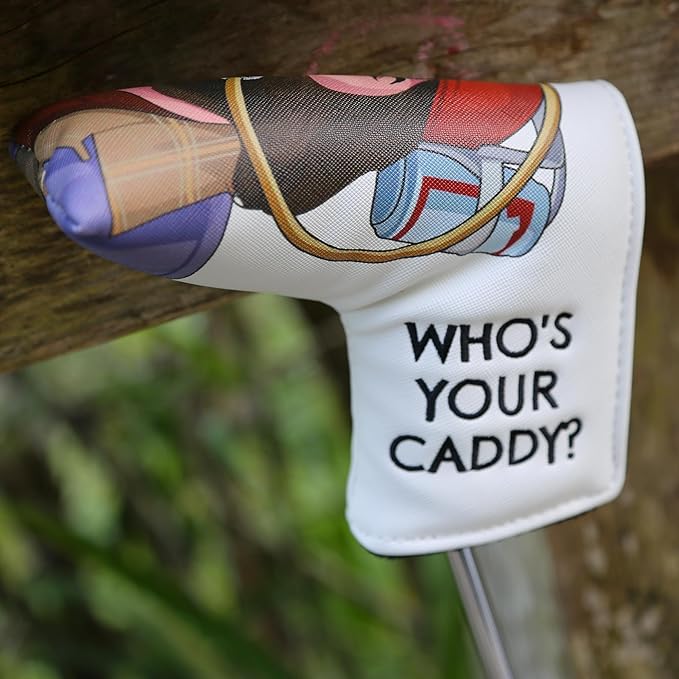 Golf Club Headcover, Funny Driver Head Cover, Mallet Blade Putter Head Cover, Golf Gifts Golf Accessories for Men and Women Golfers