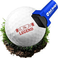 Ball Badge - Golf Ball Stamp (The Icon Series), Golf Ball Marker, Reusable Golf Ball Marking Tool to Identify Golf Balls