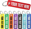 silkmilk Personalized Keychains, Customized Embroidered Key Tags, Luggage Tags, Key Ring Accessories, Gifts for Men & Women