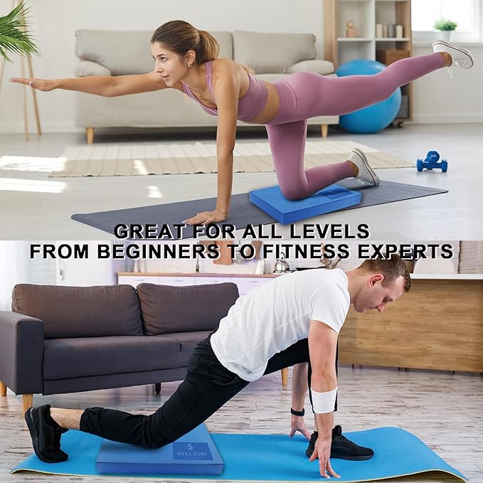 Foam Balance Pad,5BILLION Stability Pad for Physical Therapy,Non-Slip Exercise Balance Pad for Balance workouts,Yoga Knee Pad for Gym Fitness Stretching Pilate