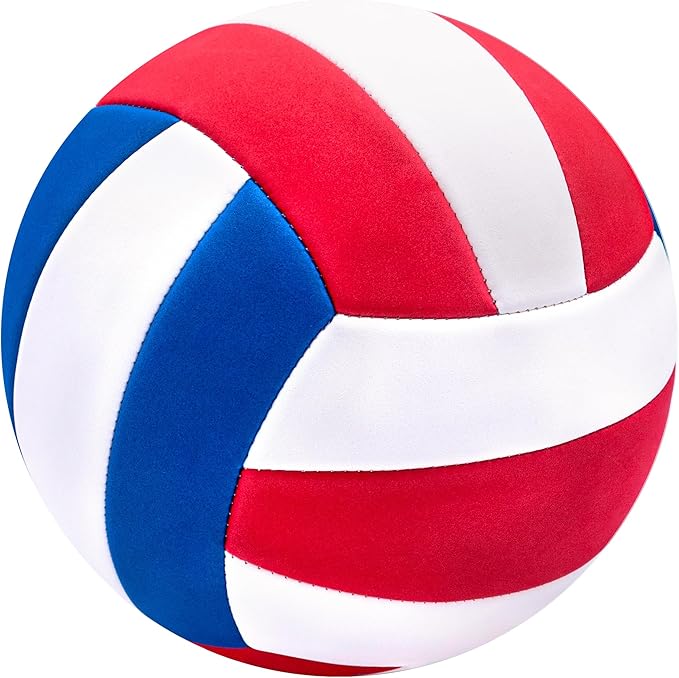 Light Soft Beginner Volleyball - Lightweight Soft Foam Composite Cover Training Ball, Official Size 5 - Gentle on Arms, Safe for Indoor Play, Youth Practice, or Recreational Games