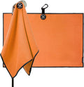 Magnetic Golf Towel with Clip and Cleaning Pocket -Ideal for Male Golfers, perftct Gifts for Men-Magnetic Golf to Golf Accessories for Bags, Carts or Clubs 24"*16"