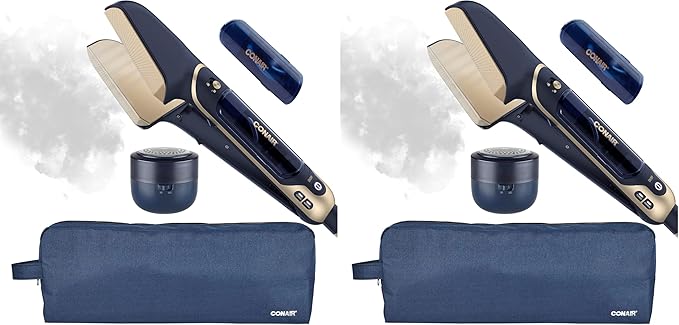 Conair Steam Stylist with Fabric Shaver, Extra Water Tank, and Storage Bag - Amazon Exclusive | Press Iron & Steamer - Great for Home, Office, or Travel | 3-in-1 Steam Iron for Quick Wrinkle Removal