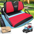 10L0L Golf Cart Seat Covers Universal for Yamaha G29 Drive2 Club Car DS Precedent Tempo Standard Front Seats, Breathable Mesh Bench Seat Cover, No Drilling Seat Cushion - All-Season Comfort