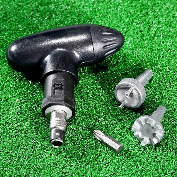 Golf Spike Wrench Remover Tool Plastic Handle Golf Shoe Cleats Ratchet Key