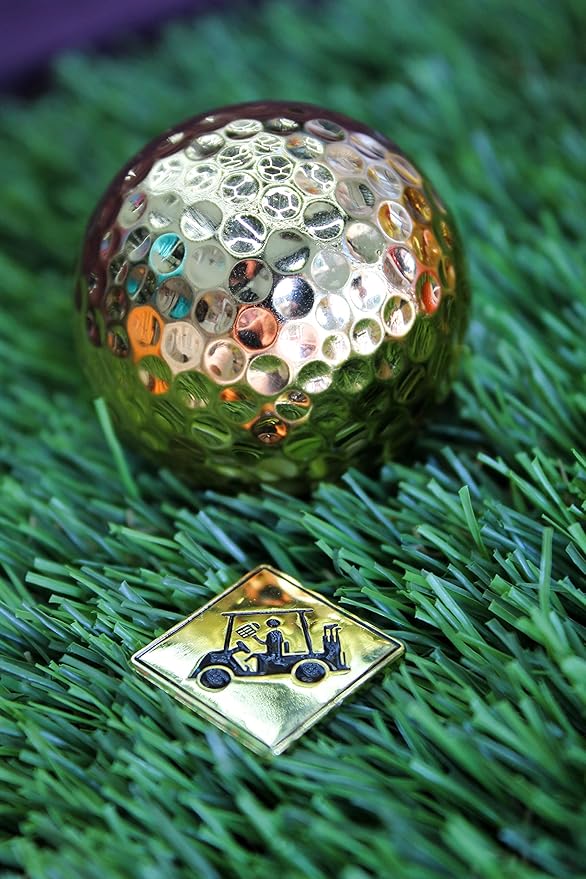 Mulligan Hooligan Golf Ball Marker + Magnetic Hat Clip, Funny and Unique Golf Gift, Premium Quality, The Perfect for Your Favorite Golfer, Golf Accessories for Any Occasions
