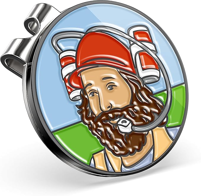 Gilmore Cracker Golf Ball Marker and Magnetic Hat Clip, Plus Bonus Drunk Caddy GolfBall Marker - Fun, Unique, and Must-Have Golfing Accessories Gifts to Bring Laughter and Excitement to Every Round!