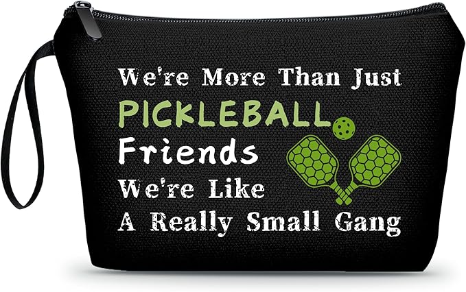 Pickleball Gifts for Women - Small Cosmetic Bag, Birthday Gifts for Her Bff Bestie Best Friend Sister