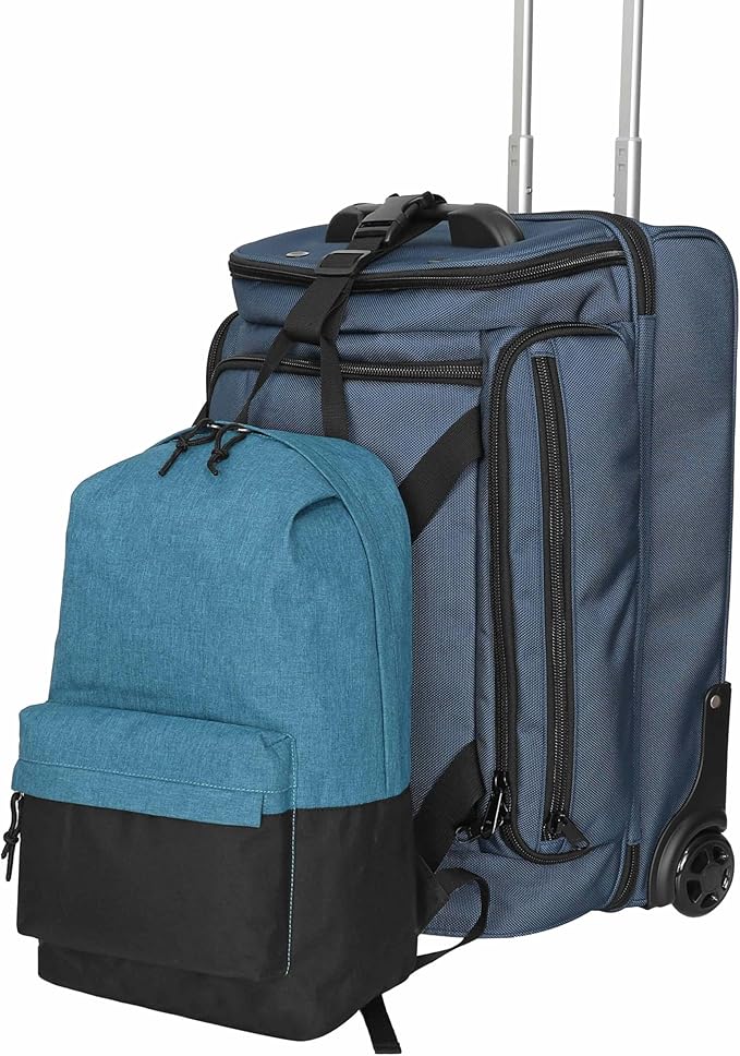 CaddyDaddy First Class Military Grade Ballistic Nylon Travel Cover with EVA Dense Foam Top Padding 2 Year Full Replacement Coverage Self Standing Base XL Wheels Case for Transporting Clubs on Airlines