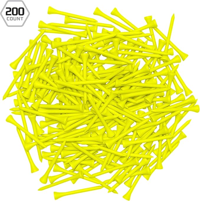 Izzo Wood Golf Tees (200 Pack)