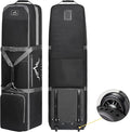 Golf Travel Bag with Wheels, 1200D Heavy Duty Oxford Fabric Golf Travel Case for Airlines