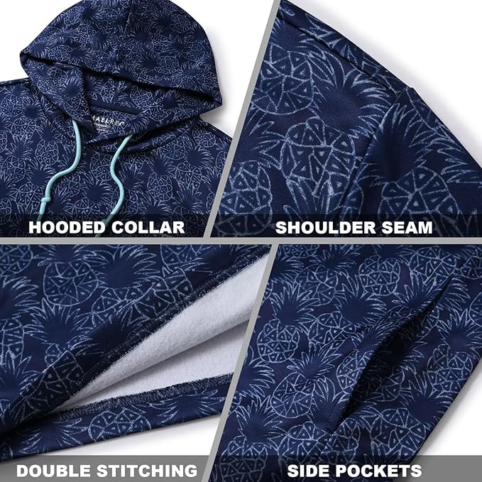 Hoodies for Men Golf Fleece Hooded Sweatshirts Dry Fit Athletic Lightweight Casual Midlayer Mens Hoodies Pullover