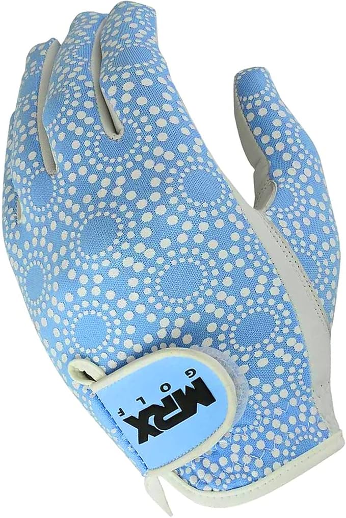 MRX Women Golf Glove Left Handed Golf Gloves Sweat Resistant Soft Cabretta Leather Regular Fit Women Golfer Glove
