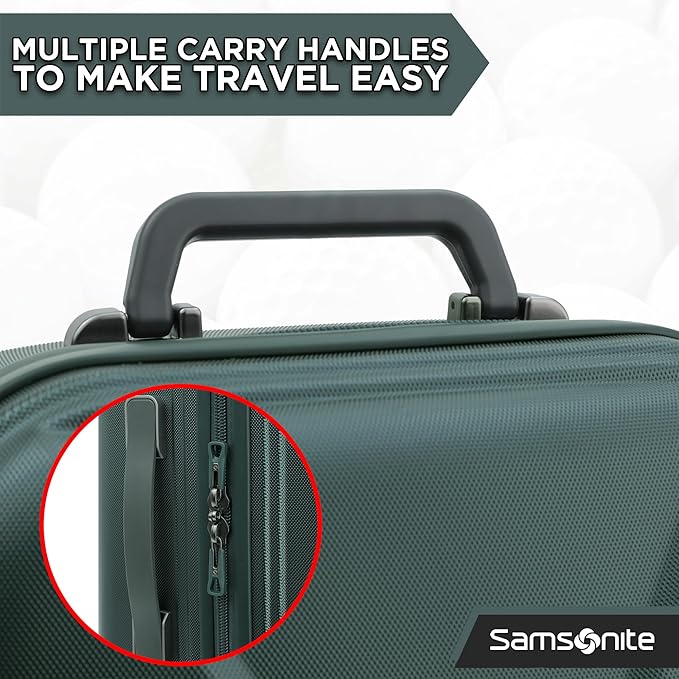 Samsonite Tour Pro Golf Hard Case Golf Travel Bag, Lightweight & Durable ABS Shell, 360 Degree Multi-Directional “Shark Wheels”