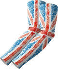 Flag Arm Sleeves, Cooling Sun Protection Compression for Men/Women