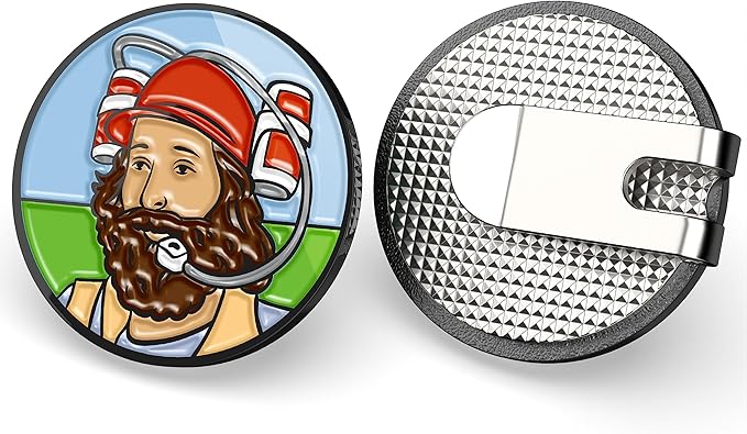 Gilmore Cracker Golf Ball Marker and Magnetic Hat Clip, Plus Bonus Drunk Caddy GolfBall Marker - Fun, Unique, and Must-Have Golfing Accessories Gifts to Bring Laughter and Excitement to Every Round!