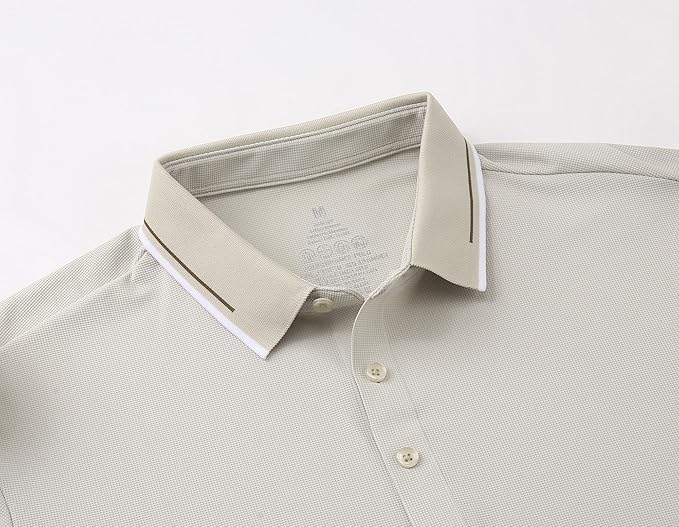 Alex Vando Mens Golf Shirt Moisture Wicking Performance & Polished Style Polo Shirts for Men