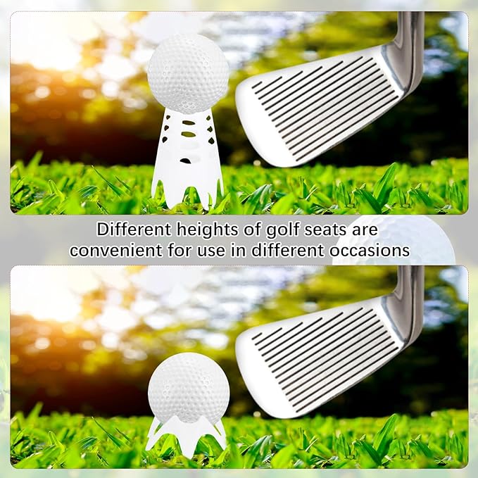 Golf Simulator Tees - Plastic Golf Tees Use for Home & Outdoor & Indoor Driving Range & Winter Turf