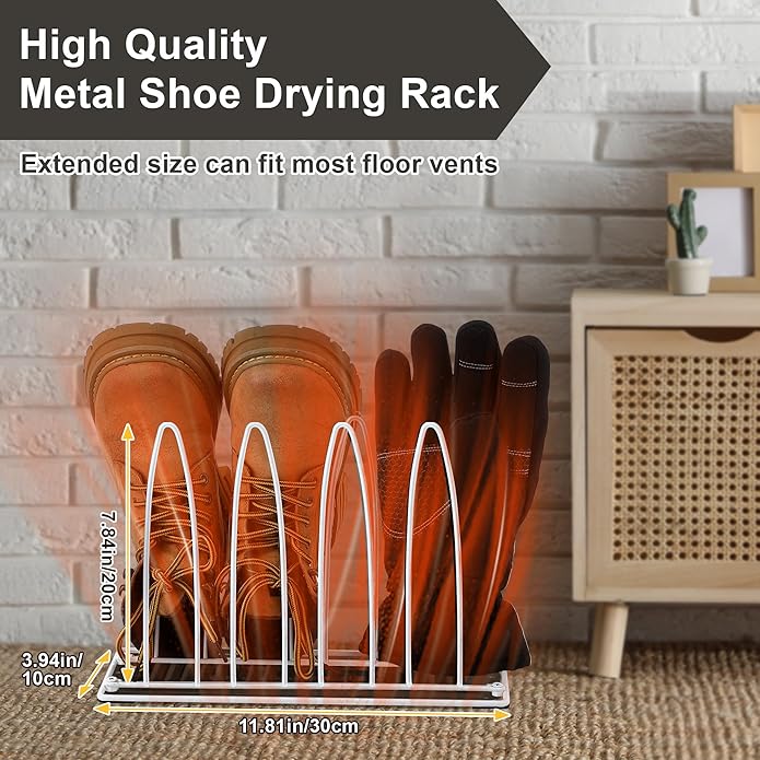 Metal Shoe Drying Rack, Shoes, Boot, and Glove Drying Rack, Dryer Racks for Shoes and Dryer Shoe Racks Inside Dryers