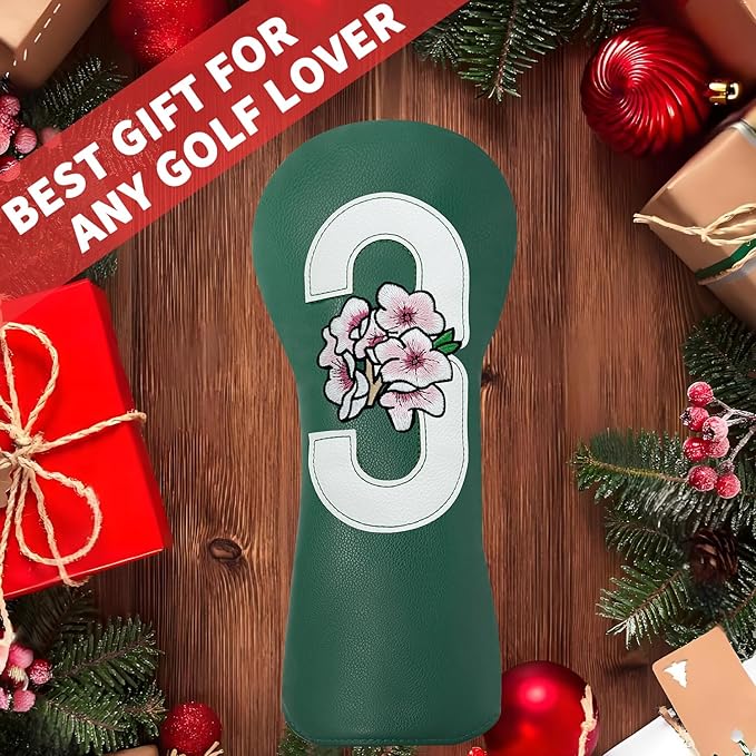 Premium Golf Club Head Cover - Fits Most Clubs, Heavy-Duty Construction, Protects Against Scratches and Damage, Specifically Designed for Hybrid and Fairway Woods.