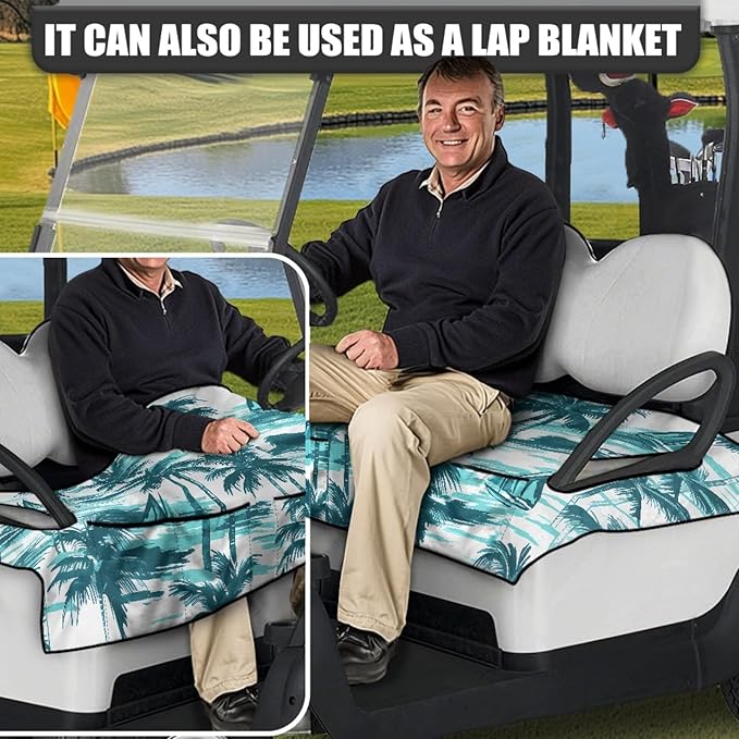 Golf Cart Seat Covers Universal Golf Cart Seat Cover Blanket Cushion Cover Sports Golf Cart Accessories