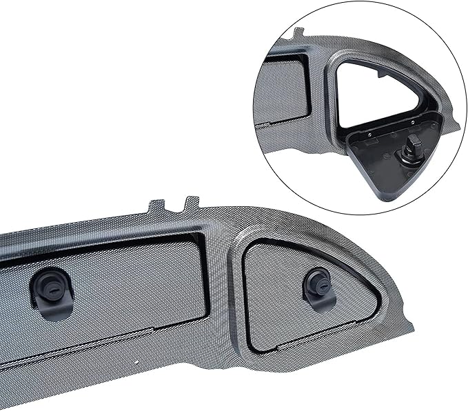 Huskey Dash Kit W/Locks for Club Car Precedent Carbon Fiber/Woodgrain/Glossy Black Finish, Mold Injected Plastic for 2004-2008.5 or 2008.5-Up Precedent Golf Cart