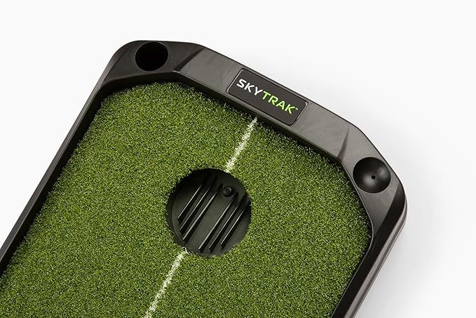 SkyTrak 9' Putting Mat with Ball Return – Indoor Golf Practice Green