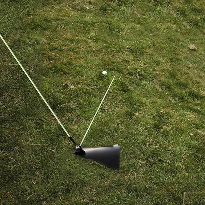 FINGER TEN Golf Alignment Stick Holder Swing Practice Plate Plane Trainer Training Aid Alignment Stick Base